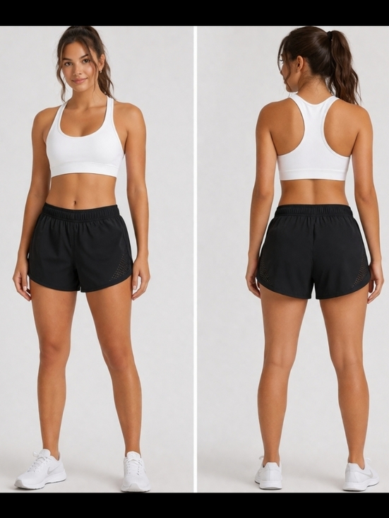 Nike Pants - Nike Dri-FIT High Rise Athletic Tempo Running Shorts Drawstring 2.5" Inseam Sz M